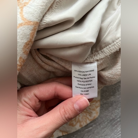 Gentle Fawn Linen Blend Tropez Jumpside Size S Vacation Summer Romper - Picture 10 of 10